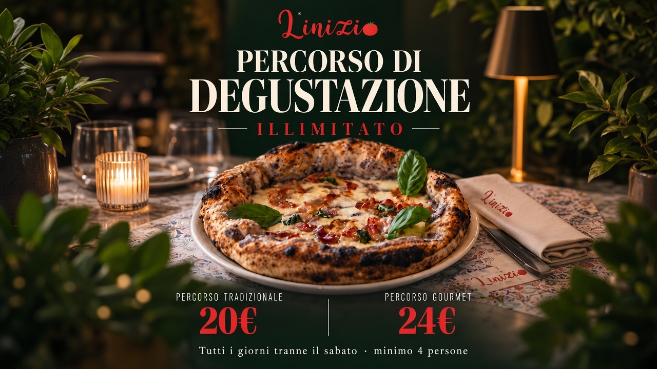 Percorso di degustazione illimitato — tradizionale 20 euro e gourmet 24 euro, L'Inizio Settimo Torinese